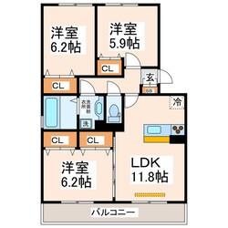 スカイヒルズひかりの物件間取画像